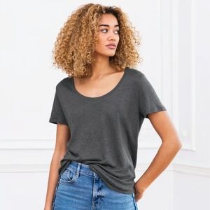 Wilfred Round Gray Oversized Short Sleeve T-Shirt - Size Small Good Condition